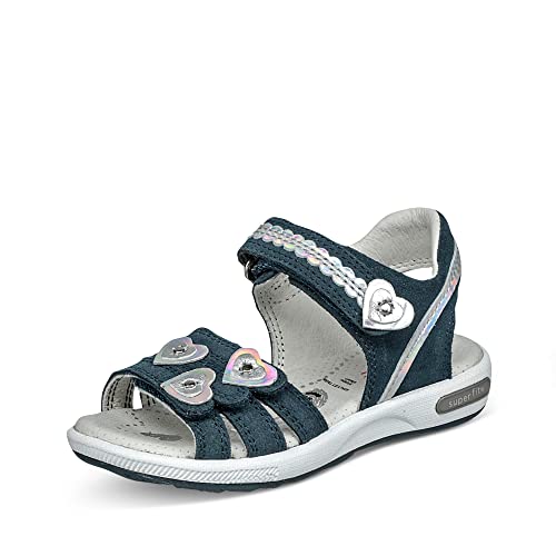 Superfit Emily Sandalen, BLAU/Silber 8010, 25 EU von Superfit