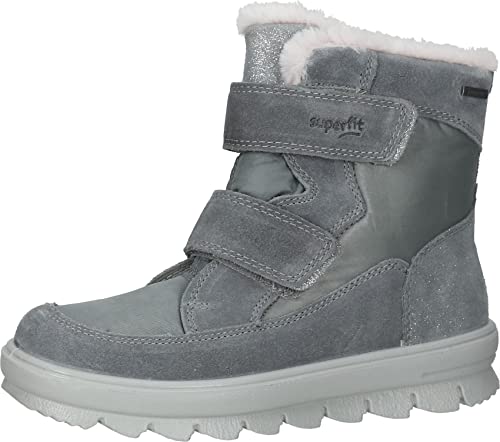 Superfit FLAVIA warm gefütterte Gore-Tex Schneestiefel, HELLGRAU 2500, 27 EU von Superfit