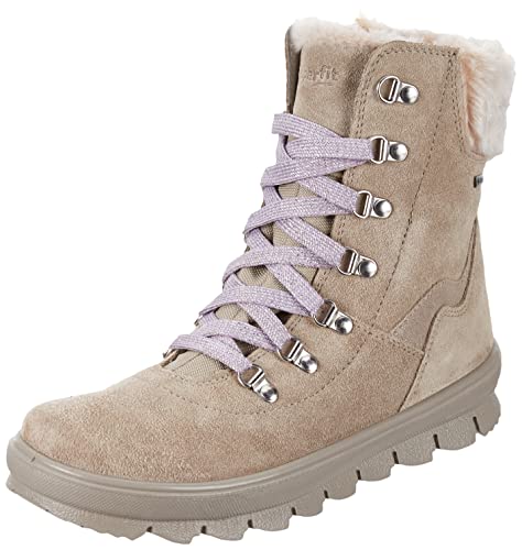 Superfit FLAVIA warm gefütterte Gore-Tex Schneestiefel, BEIGE/LILA 4000, 31 EU von Superfit