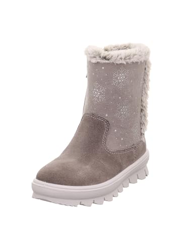 Superfit Mädchen Flavia Warm Gefütterte Schneestiefel, Grau 2000, 38 EU Weit von Superfit