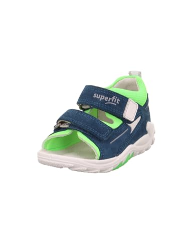 Superfit Jungen Flow Sandale, Blau Hellgrün 8020, 22 EU von Superfit