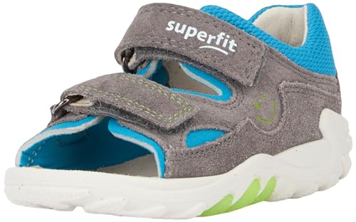 Superfit Flow Sandale, Grau/Türkis 2000, 21 EU Weit von Superfit