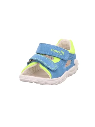 Superfit Flow Sandale, Hellblau/Gelb 8410, 22 EU von Superfit