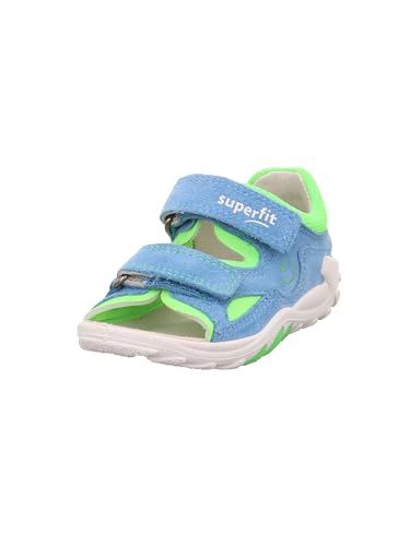 Superfit Jungen Flow Sandale, Hellblau Hellgrün 8400, 19 EU von Superfit