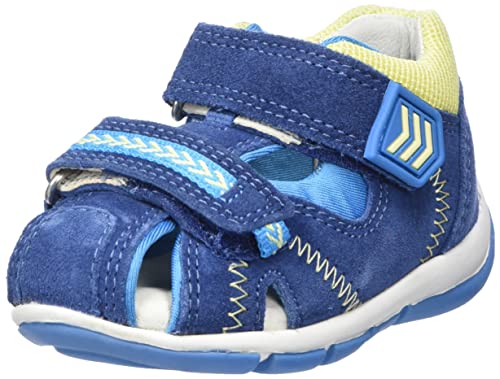 Superfit Jungen Freddy Sandalen, Blau Gelb 8030, 26 EU von Superfit