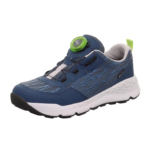 Superfit Free Ride Gore-Tex Sneaker, Blau/Hellgrün 8000, 33 EU Weit von Superfit