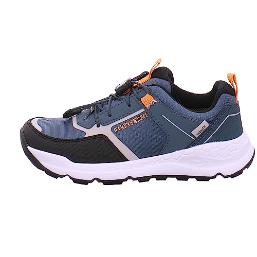 Superfit Jungen Free Ride Sneaker, Blau Orange 8010, 36 EU von Superfit