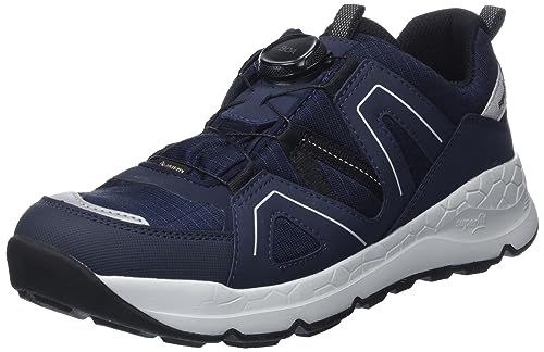 Superfit Jungen Free Ride Sneaker, Blau Schwarz 8010, 39 EU von Superfit