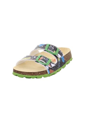 Superfit Jungen Fussbettpantoffel Hausschuh, Schwarz Mehrfarbig 0020, 25 EU Superfit Jungen Fussbettpantoffel Hausschuh, Schwarz Mehrfarbig 0020, 25 EU von Superfit