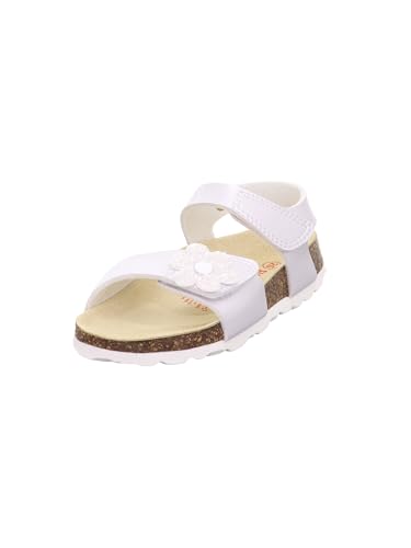 Superfit Mädchen Fussbettpantoffel Sandale, Weiß 1010, 37 EU von Superfit