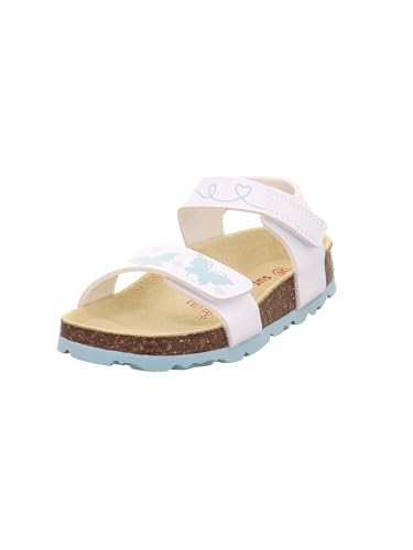 Superfit Fussbettpantoffel Hausschuh, Weiß/Türkis 1030, 41 EU Superfit Fussbettpantoffel Hausschuh, Weiß/Türkis 1030, 41 EU von Superfit