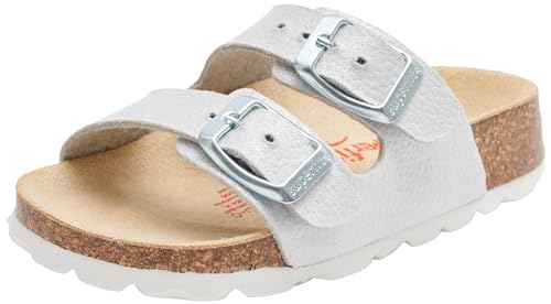 Superfit Mädchen Fussbettpantoffel Pantoffeln, Silber 9500, 25 EU Weit Superfit Mädchen Fussbettpantoffel Pantoffeln, Silber 9500, 25 EU Weit von Superfit