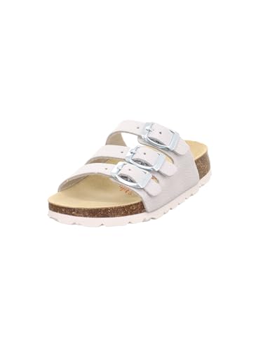 Superfit Fussbettpantoffel Pantoffeln, Silber 9500, 30 EU Weit von Superfit