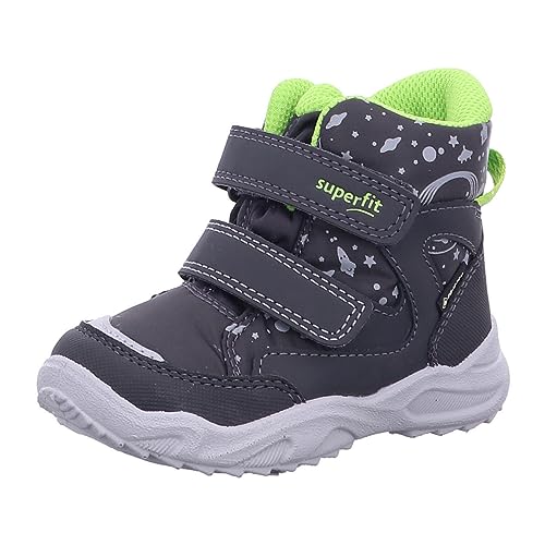 Superfit Jungen Glacier Schneestiefel, Grau Hellgrün 2000, 20 EU Schmal von Superfit