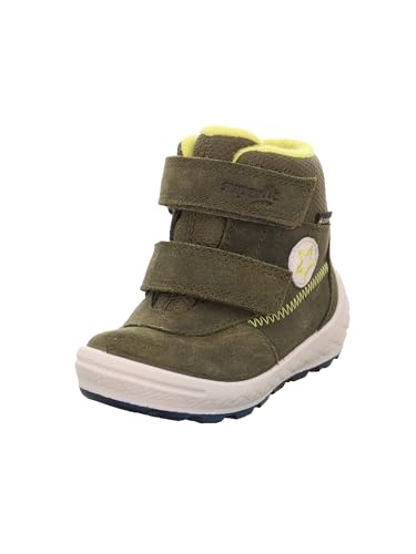 Superfit Jungen Groovy 2.0 Warm Gefütterte Gore-tex Schneestiefel, Grün Gelb 7000, 22 EU Weit von Superfit