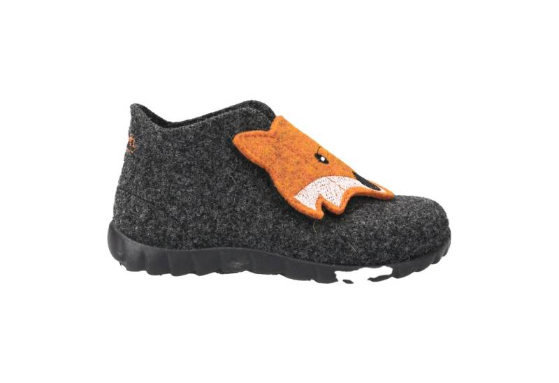 Superfit Superfit HAPPY, Hausschuhe, Grau, dunkel, Kinder Hausschuh von Superfit