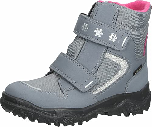 Superfit Mädchen Husky1 warm gevoerde Gore-Tex Schneestiefel, Grau Rosa 2010, 22 EU von Superfit