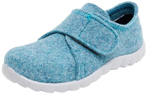 Superfit Jungen Happy Hausschuh, Blau 8000, 19 EU von Superfit