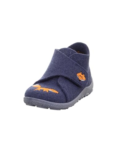 Superfit Baby Jungen HAPPY Hausschuhe, BLAU/ORANGE 8000 Superfit Baby Jungen HAPPY Hausschuhe, BLAU/ORANGE 8000 von Superfit