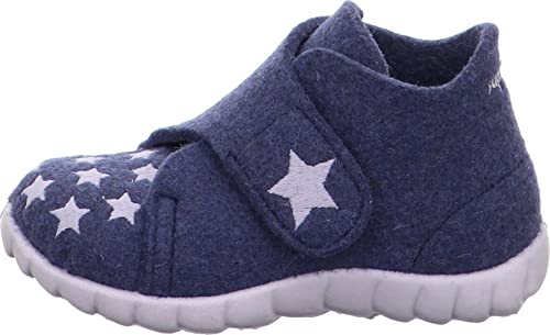 Superfit Jungen Gelukkig wolvilt Hausschuh, Blau 8000, 29 EU von Superfit