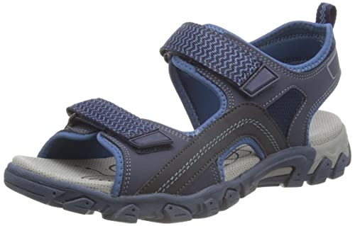 Superfit Herren Hike Sandale, Blau 8008, 49 EU von Superfit