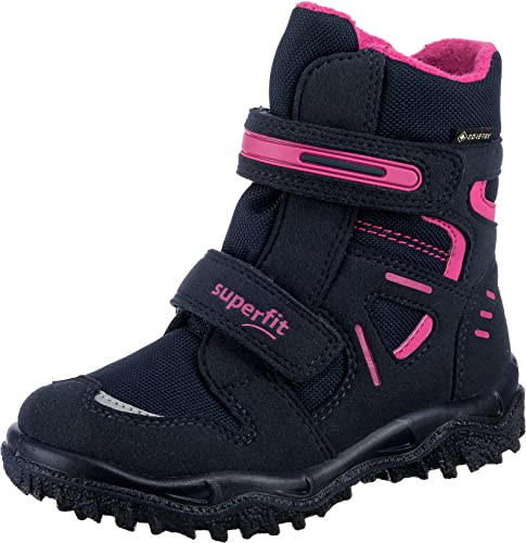 Superfit Husky warm gefütterte Gore-Tex Schneestiefel, BLAU/ROSA 8020, 37 EU von Superfit