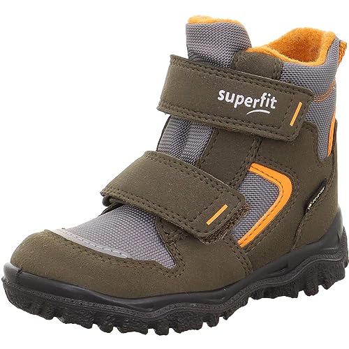 Superfit Husky Schneestiefel, GRÜN/ORANGE 7010, 20 EU Schmal von Superfit