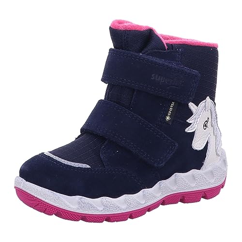 Superfit Icebird Schneestiefel, BLAU/PINK 8020, 23 EU Schmal von Superfit