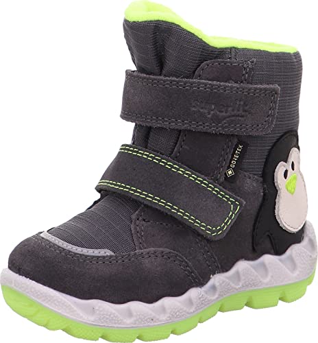 Superfit Mädchen Icebird Warm Gefütterte Gore-tex Schneestiefel, Grau Gelb 2000, 28 EU Weit von Superfit