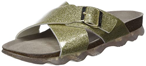 Superfit Jellies Hausschuh, Gold/Silber 9000, 35 EU von Superfit