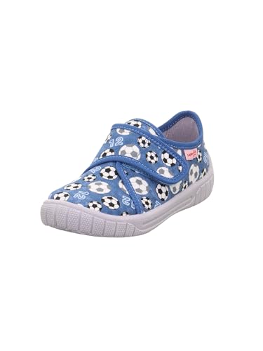 Superfit Jungen BILL Hausschuhe, BLAU/MEHRFARBIG 8400 von Superfit
