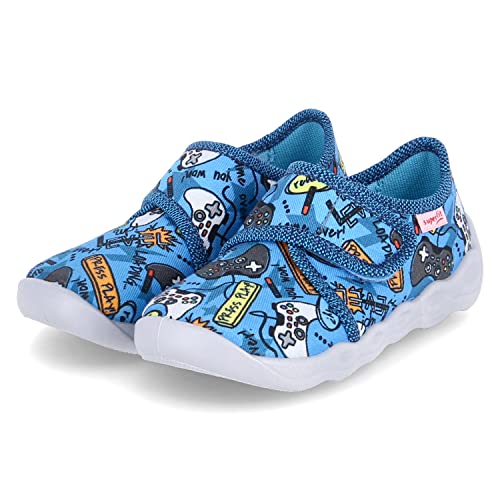 Superfit Jungen Bubble Hausschuh, Türkis, 24 EU Superfit Jungen Bubble Hausschuh, Türkis, 24 EU von Superfit
