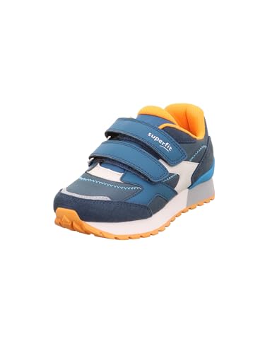 Superfit Jungen Dash Sneaker, Blau Orange 8000, 36 EU von Superfit