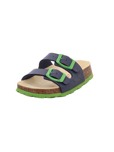 Superfit Jungen Fussbettpantoffel Pantoffeln,BLAU 8200, 24 EU von Superfit