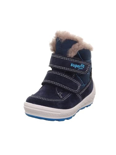 Superfit Jungen Groovy 2.0 Gore-tex Schneestiefel, Blau Türkis 8000, 22 EU Weit von Superfit