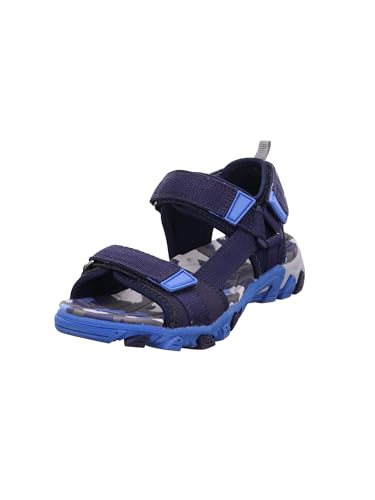 Superfit Jungen Henry Knöchelriemen Riemchensandalen, BLAU/BLAU, 33 EU von Superfit