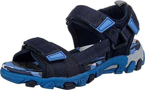 Superfit Jungen Henry Knöchelriemen Riemchensandalen, BLAU/BLAU, 33 EU von Superfit