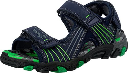 Superfit Jungen Henry Knöchelriemen Riemchensandalen, Ocean Kombi, 31 EU von Superfit