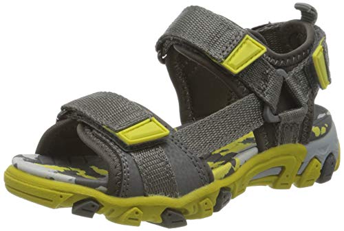 Superfit Jungen Henry Riemchensandalen Sandalen, (Grau/Gelb 20), 32 EU von Superfit