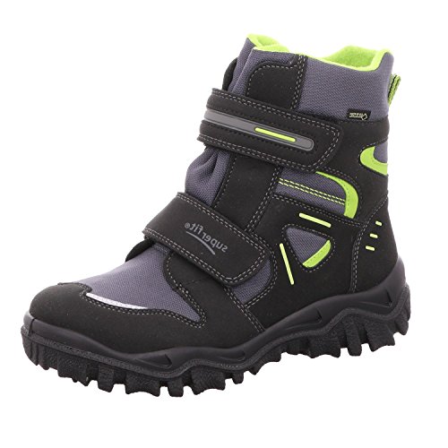 Superfit Jungen Husky Schneestiefel, Schwarz (Schwarz/Grün 03), 36 EU von Superfit