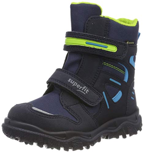 Superfit Jungen Husky warm gefütterte Gore-Tex Schneestiefel, Blau (Blau/Grün 80), 36 EU von Superfit