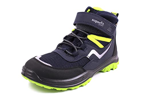 Superfit Jungen Jupiter warm gevoerde Gore-Tex Sneaker, Blau Grün 8000, 31 EU Weit von Superfit
