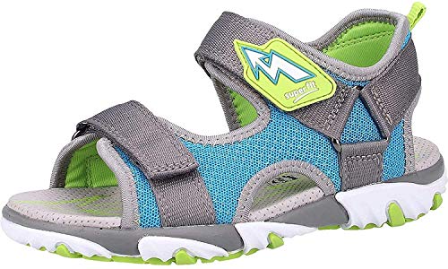 Superfit Jungen Mike Riemchensandalen, Grau (Grau/Blau 26), 28 EU von Superfit