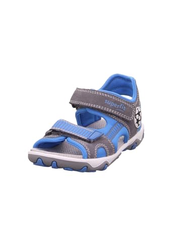 Superfit Jungen Mike 3.0 Riemchensandalen, HELLGRAU/BLAU, 25 EU von Superfit