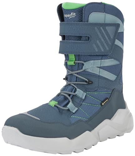 Superfit Jungen Rocket Schneestiefel, Blau Grün 8010, 39 EU Schmal von Superfit