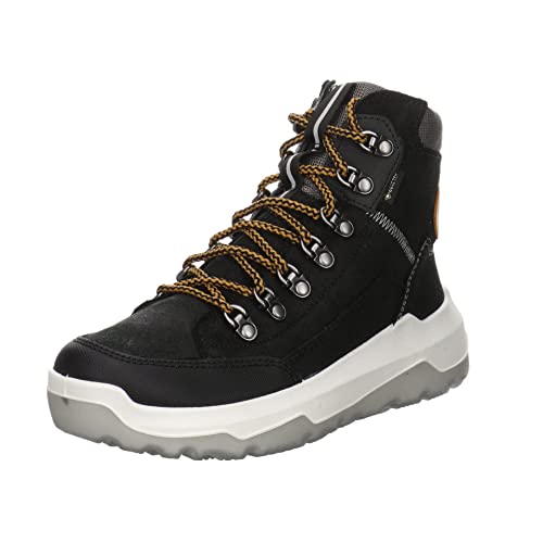 Superfit Jungen SPACE leicht gefütterte Gore-Tex Schneestiefel, SCHWARZ/GRAU/GELB 0000, 38 EU von Superfit