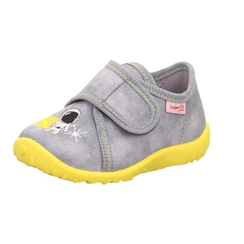 Superfit Jungen Spotty Hausschuhe, Grau 2060, 19 EU Weit von Superfit