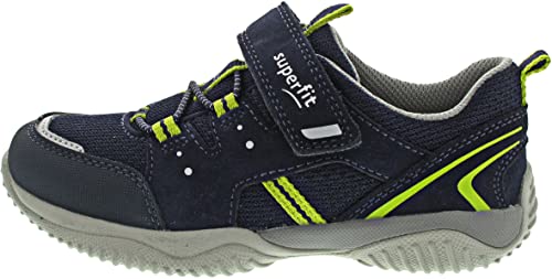 Superfit Jungen Storm Sneaker, Blau Hellgrün 8010, 25 EU von Superfit