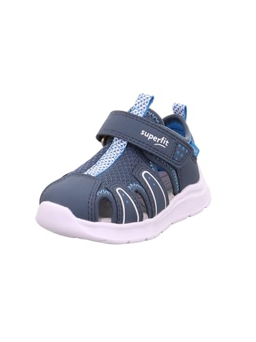 Superfit Jungen Wave Sandale, Blau Türkis 8030, 20 EU von Superfit