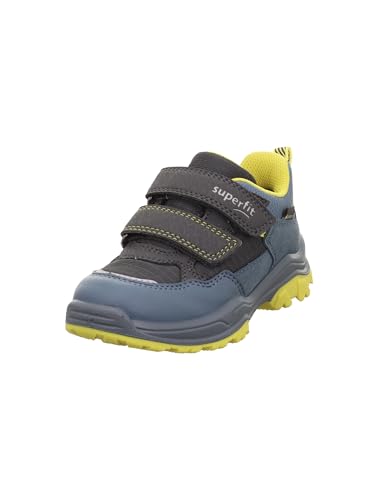 Superfit Jupiter Jungen leicht gefütterte Gore-Tex BLAU/GELB 8010 Sneaker, 29 EU Weit von Superfit